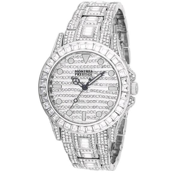 Invicta Accessories - Montres Prestige Eclat  X Invicta Men Watch 42mm (MPW-0013) Iced Out Date Night